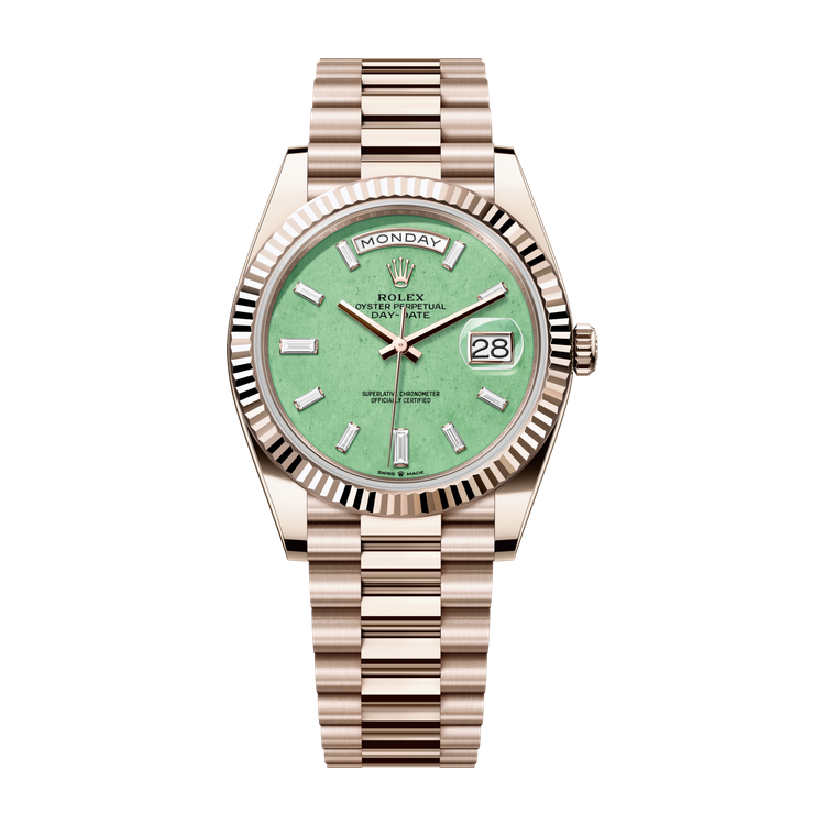 Rolex Day-Date 40 Green Yellow Gold 40mm