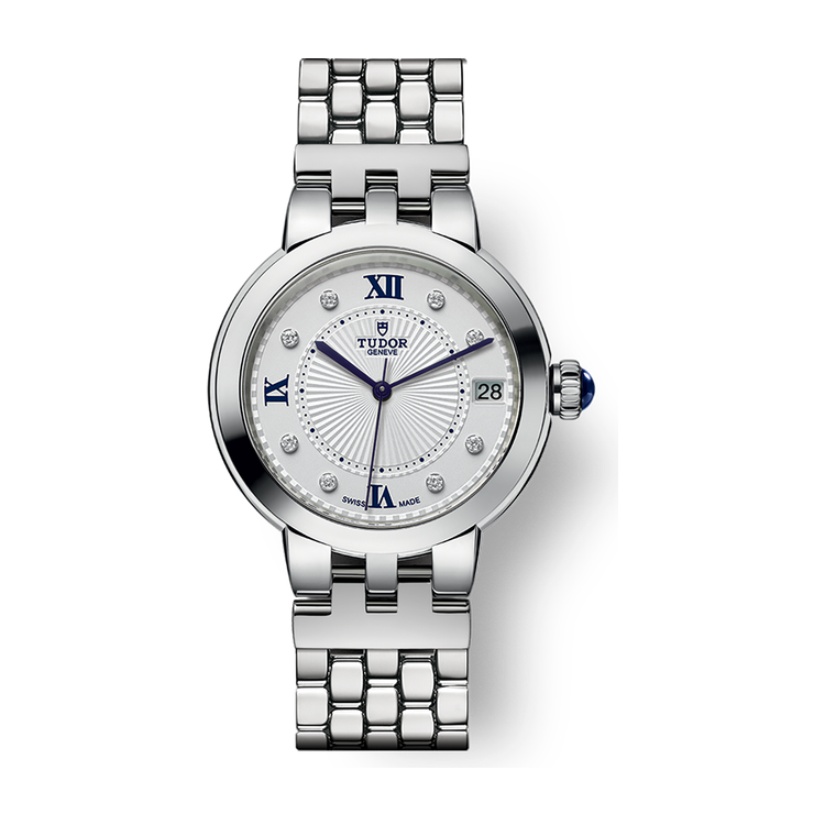 Tudor Clair de Rose 34 White Steel 34mm
