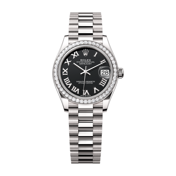 Rolex Datejust 31 Black White Gold 31mm