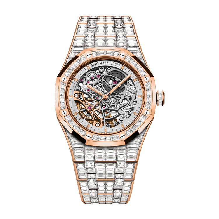 Audemars Piguet Royal Oak Double Balance Wheel Openworked Skeleton Rose Gold 41mm