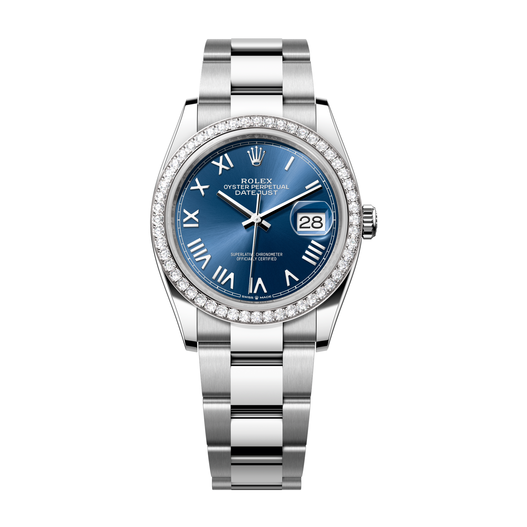 Rolex Datejust 36 Blue Steel & White Gold 36mm
