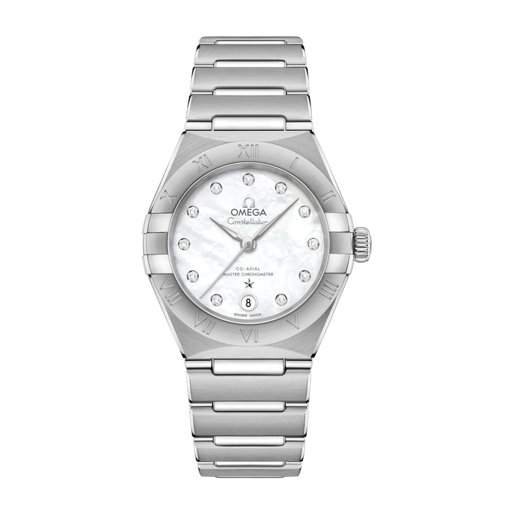 Omega Constellation White Steel 29mm