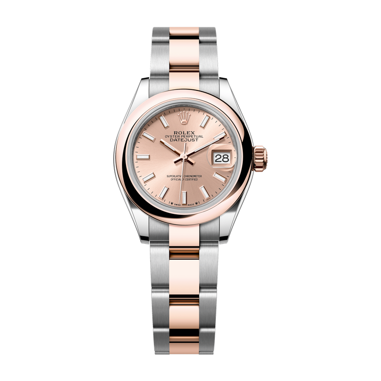 Rolex Lady-Datejust Rose Gold Two-Tone 28mm