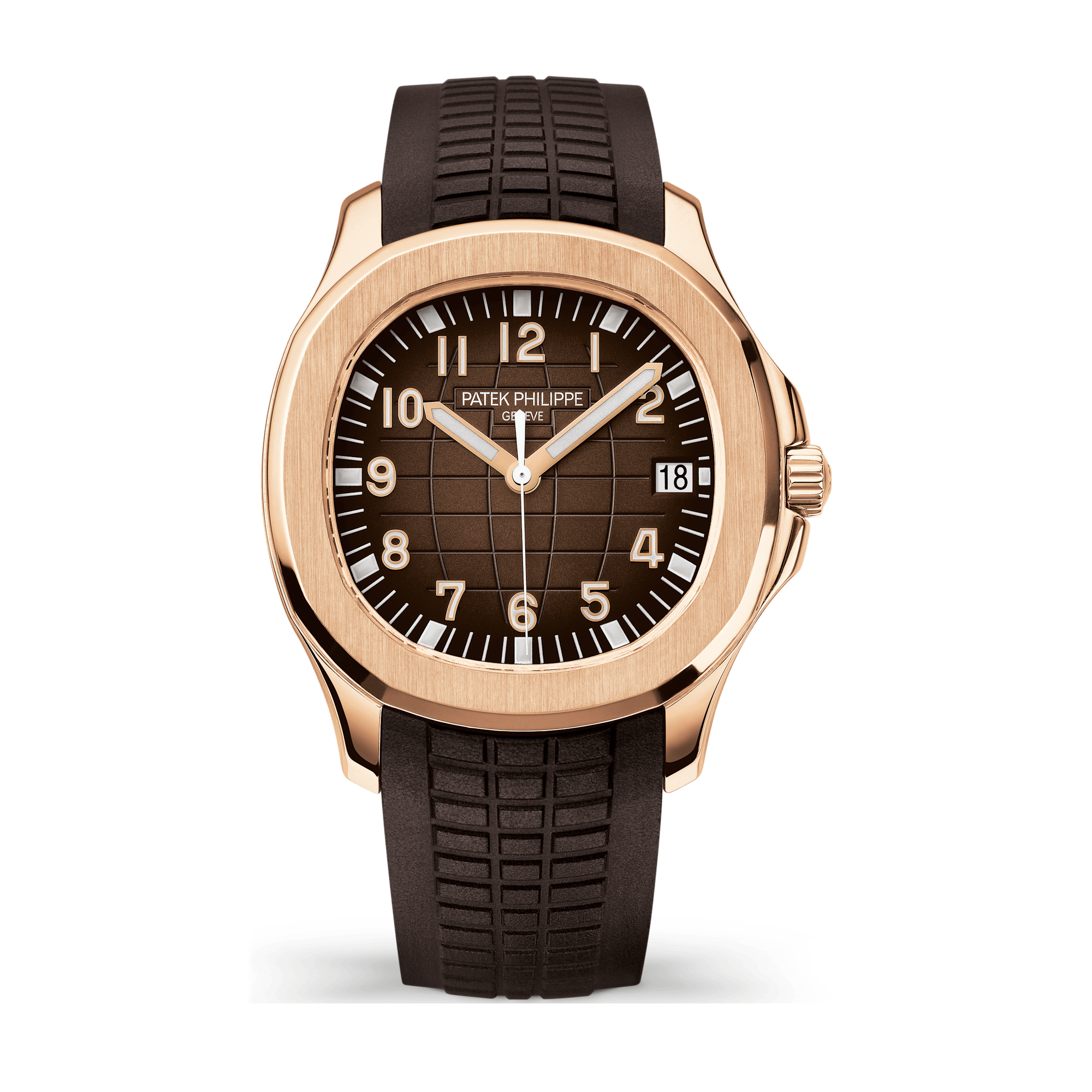 Patek Philippe Aquanaut Brown Rose Gold Rubber 40.8mm