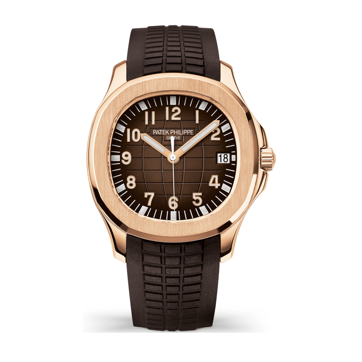 Patek Philippe Aquanaut Brown Rose Gold Rubber 40.8mm