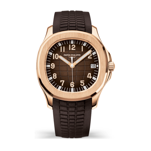 Patek Philippe Aquanaut Brown Rose Gold Rubber 40.8mm