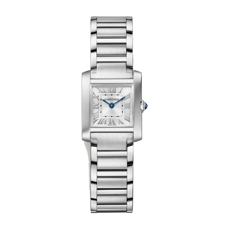 Cartier Tank Française Silver Steel 21.2mm
