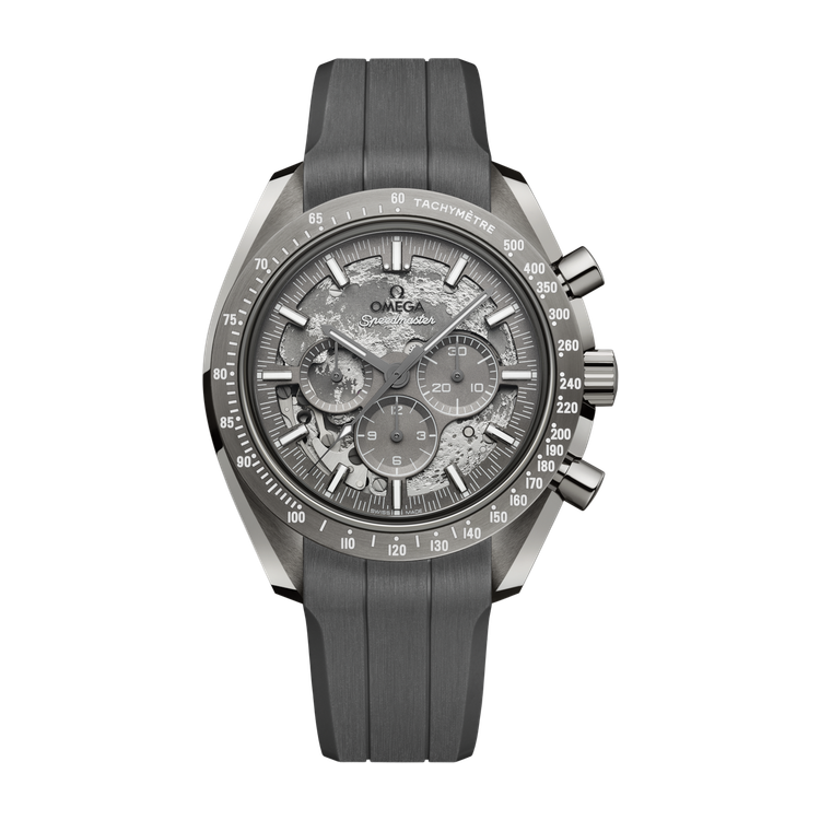 Omega "Grey Side of the Moon" Speedmaster Dark Side of the Moon Ceramic Rubber 44.3mm
