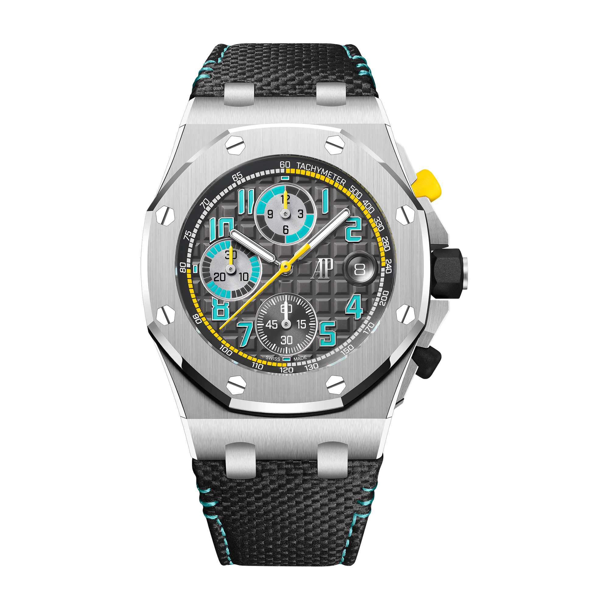 Audemars Piguet Royal Oak Offshore Selfwinding Chronograph Dark Grey Titanium Leather 42mm