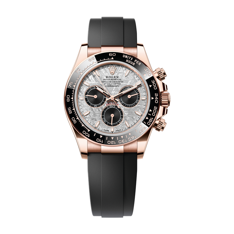 Rolex Cosmograph Daytona Meteorite Rose Gold Rubber 40mm