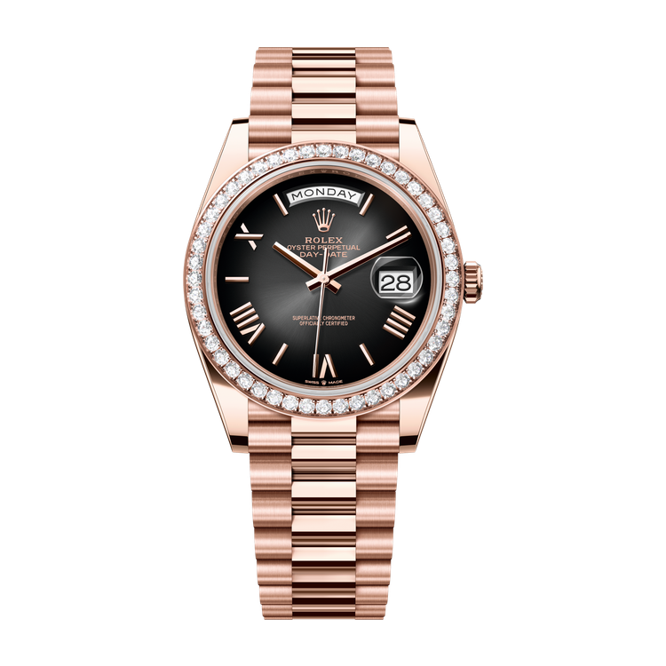 Rolex Day-Date 40 Dark Grey Rose Gold 40mm