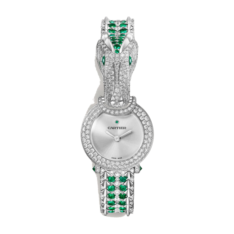 Cartier High Jewelry Animalière Silver White Gold 23.6mm