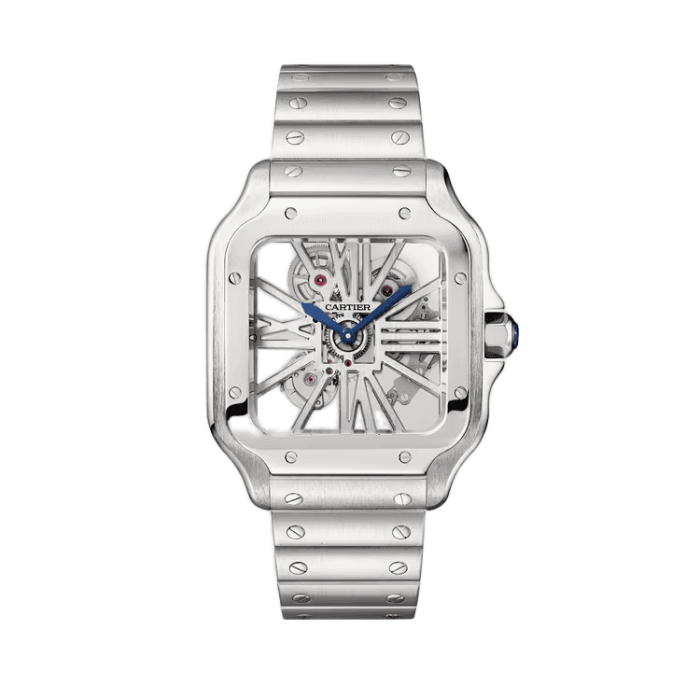 Cartier Santos de Cartier Skeleton Steel 39.7mm