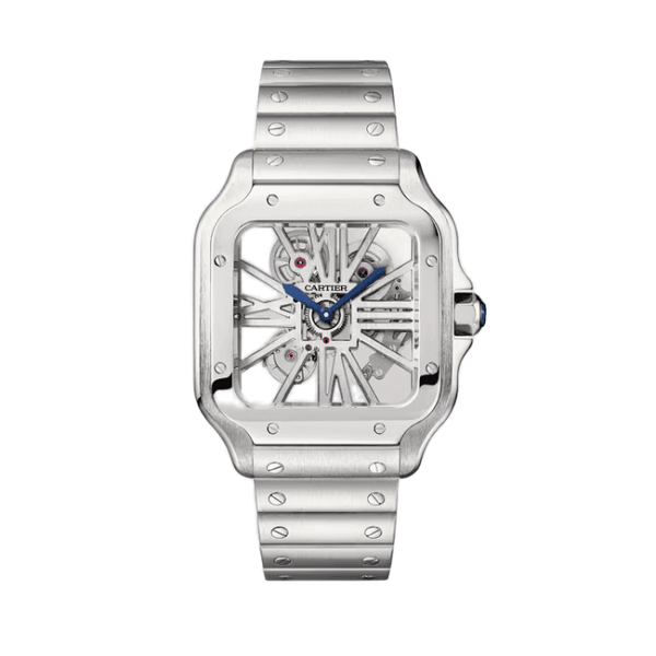 Cartier Santos de Cartier Skeleton Steel 39.7mm