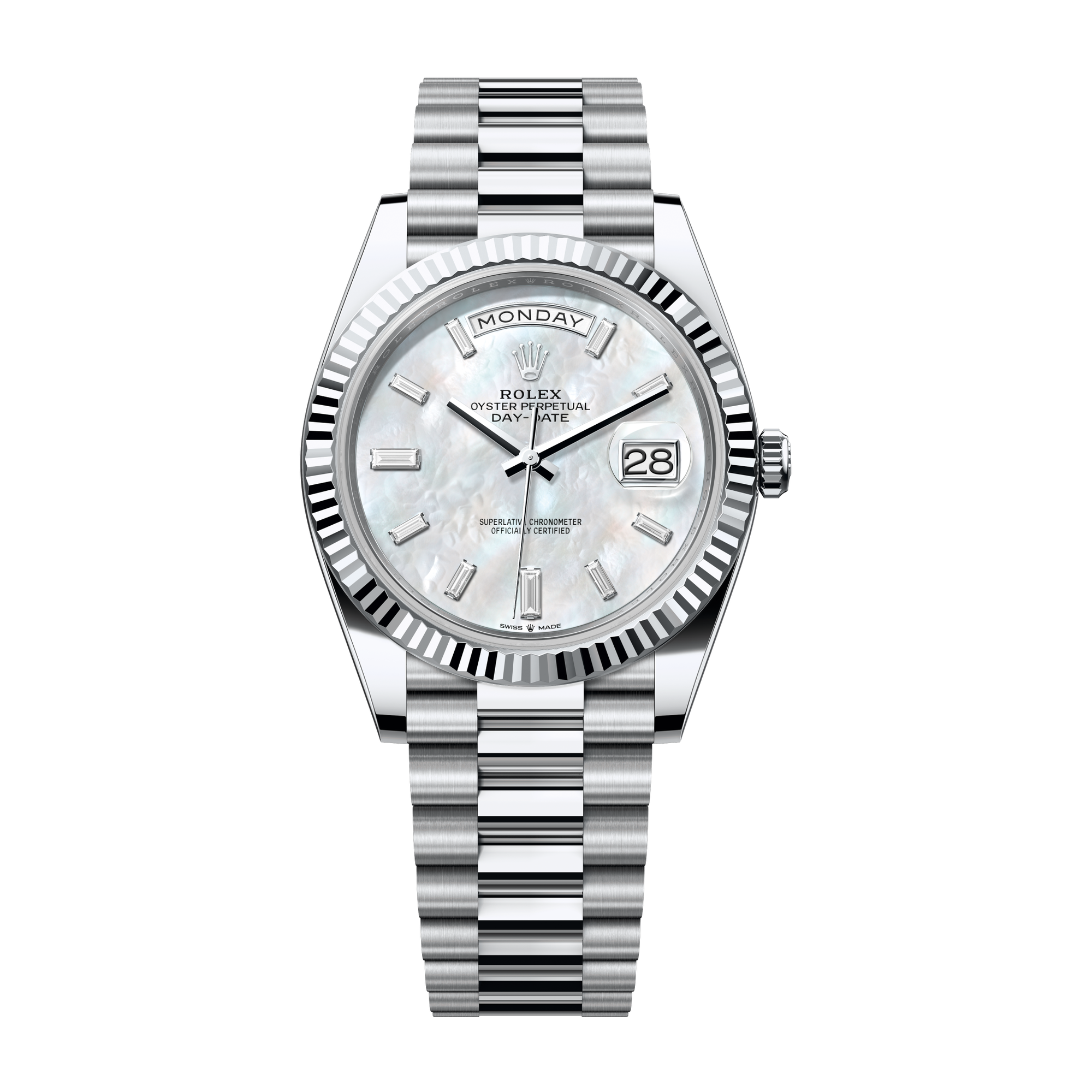 Rolex Day-Date 40 Mother of Pearl Platinum 40mm