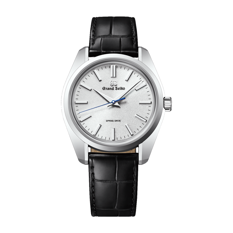 Grand Seiko "Asaborake" Heritage 44GS White Steel Alligator Leather 40mm