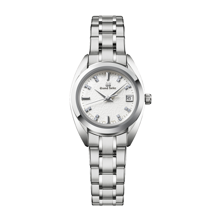 Grand Seiko Heritage Refined Essentials White Titanium Alligator Leather 26mm