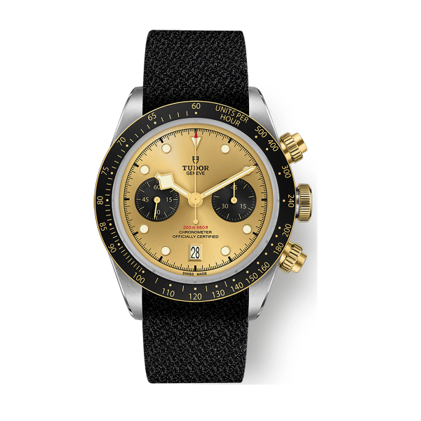 Tudor Black Bay Chrono S&G Champagne Two-Tone Fabric 41mm