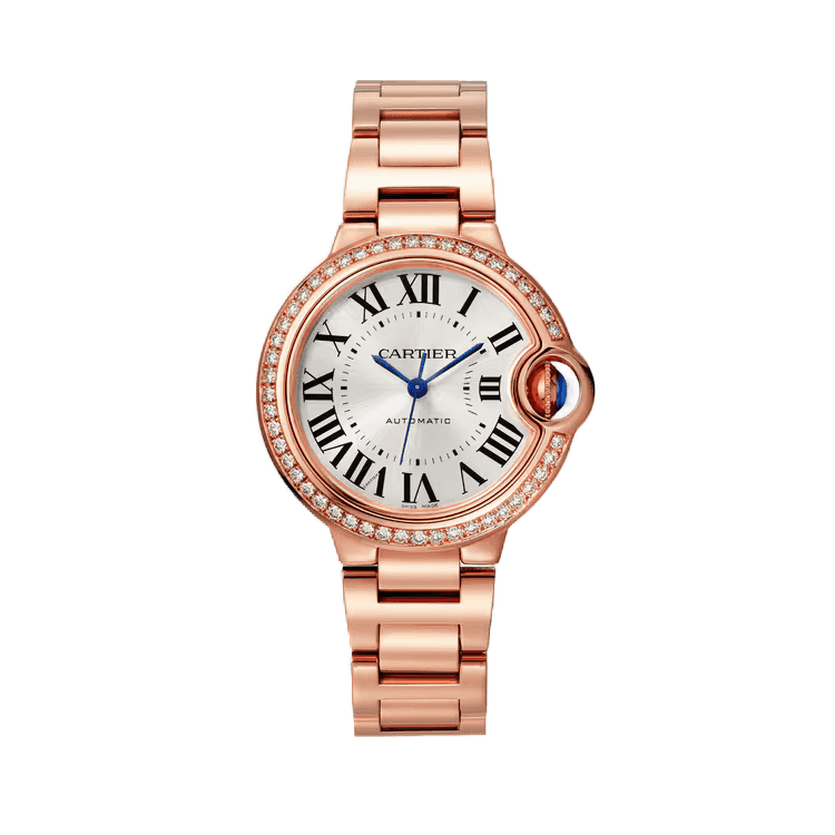 Cartier Ballon Bleu 35 mm Silver Rose Gold 35mm