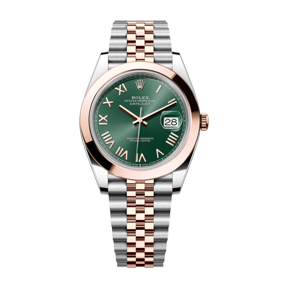 Rolex Datejust 41 Green Two-Tone 41mm