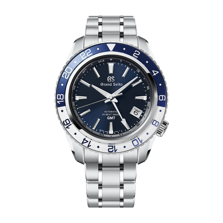 Grand Seiko Sport Triple Time Zone Blue Steel 44.2mm