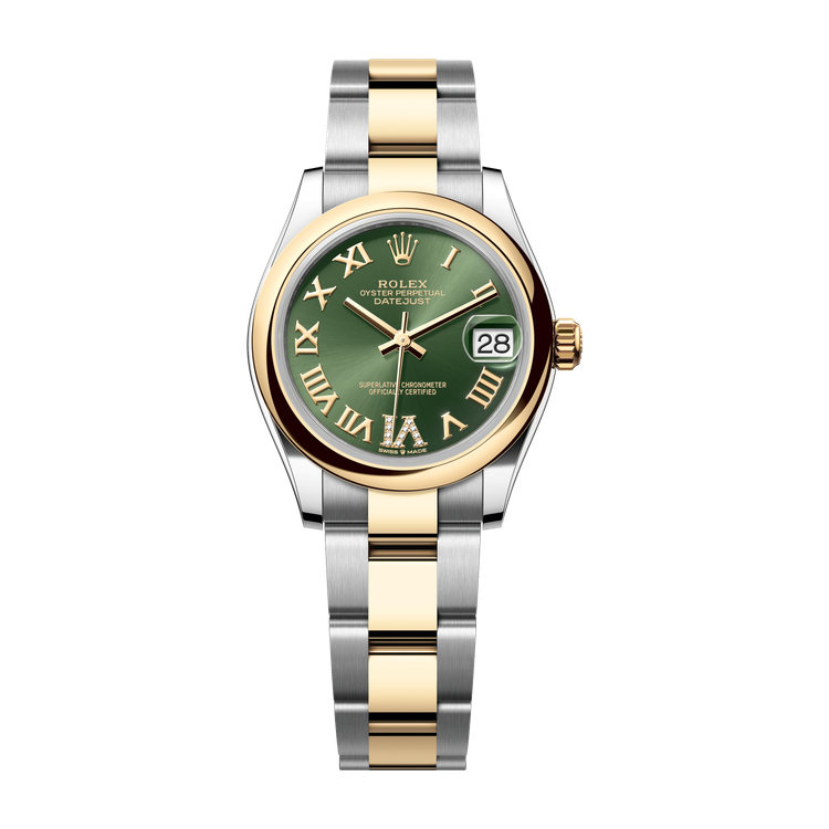 Rolex Datejust 31 Green Two-Tone 31mm