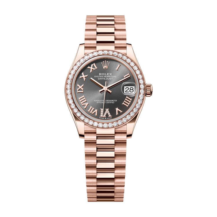 Rolex Datejust 31 Dark Grey Rose Gold 31mm