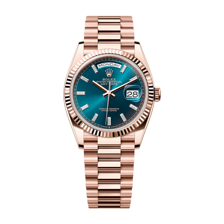 Rolex Day-Date 36 Green Rose Gold 36mm