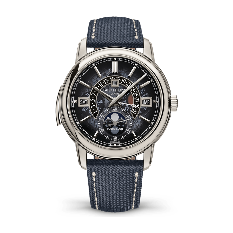 Patek Philippe Grand Complications Blue Platinum Leather 40.2mm