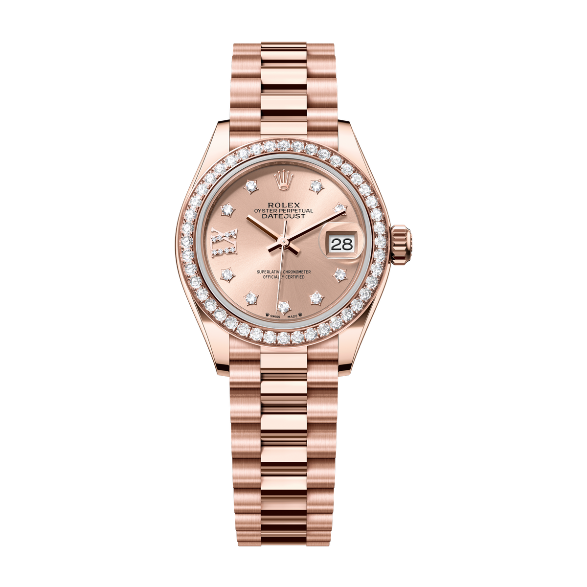 Rolex Lady-Datejust Rose Gold 28mm