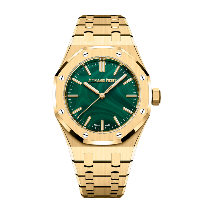 Audemars Piguet Royal Oak Selfwinding Green Yellow Gold 37mm