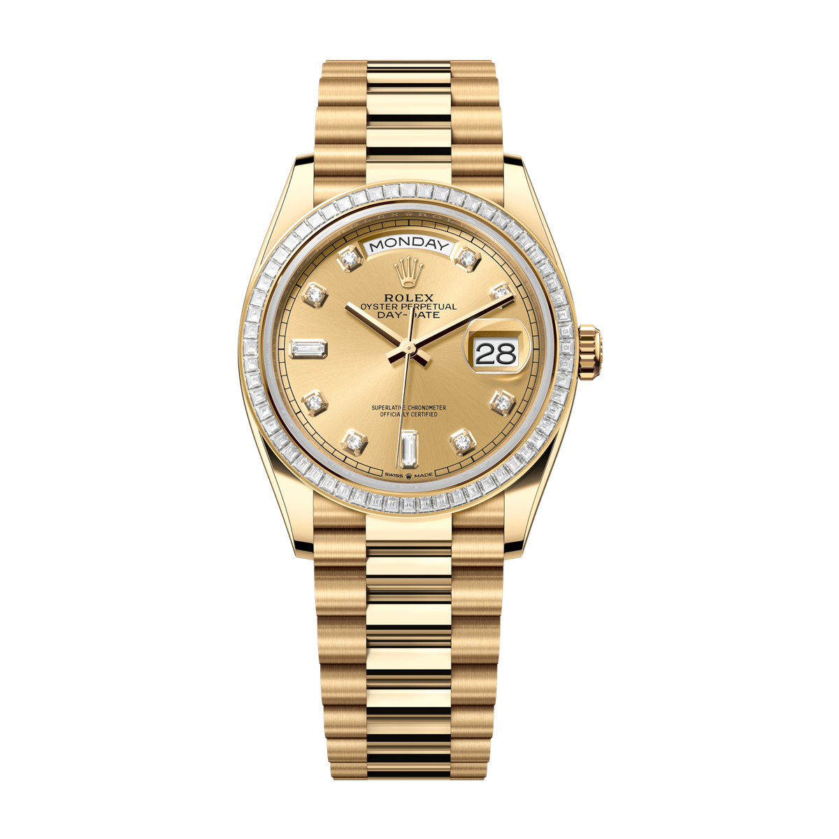Rolex Day-Date 36 Champagne Yellow Gold 36mm