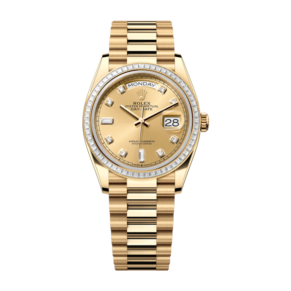 Rolex Day-Date 36 Champagne Yellow Gold 36mm