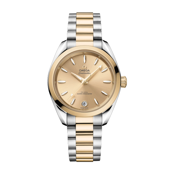 Omega Seamaster Aqua Terra Shades Yellow Two-Tone 34mm