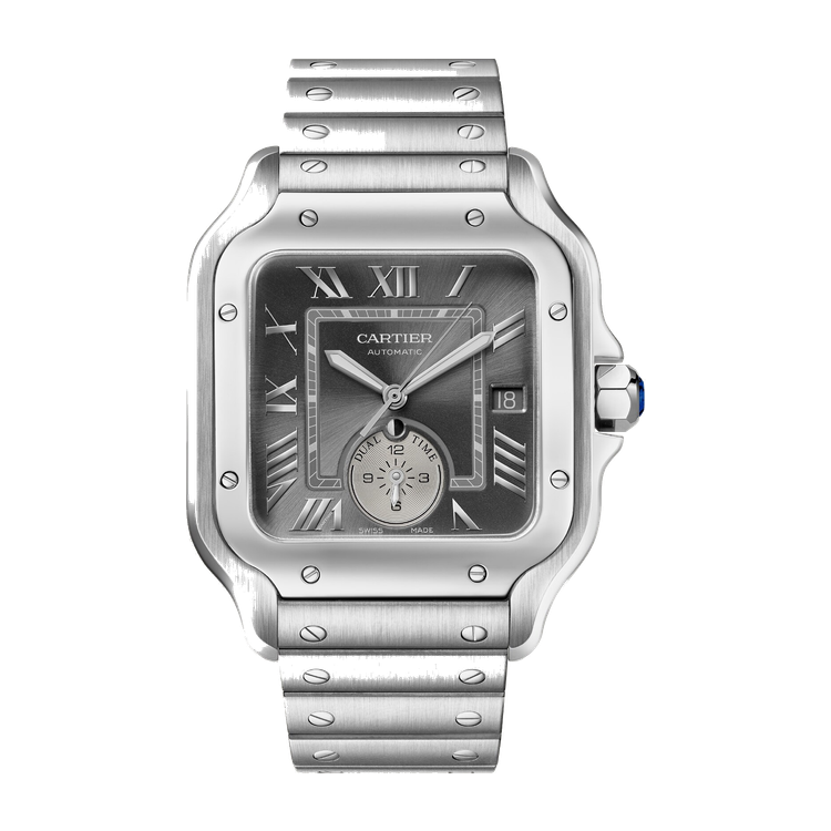 Cartier Santos de Cartier Large Dark Grey Steel 37.7mm