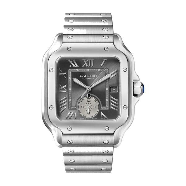 Cartier Santos de Cartier Large Dark Grey Steel 37.7mm