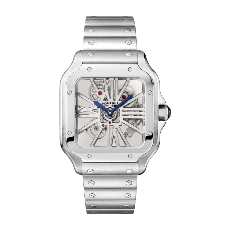 Cartier Santos de Cartier Skeleton Steel 39.7mm