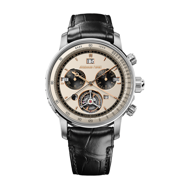 Audemars Piguet Code 11.59 Ultra-Complication Universelle Cream White Gold Alligator Leather 42mm