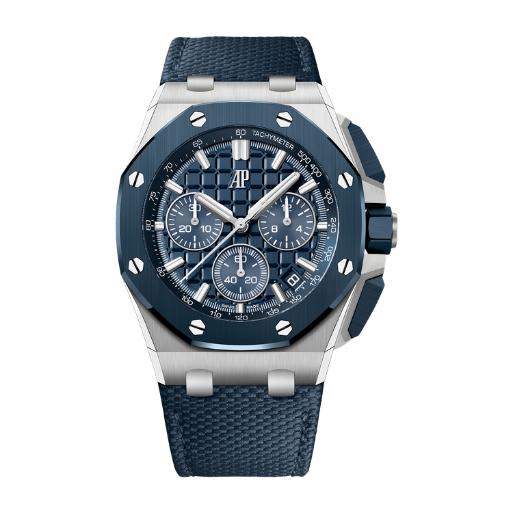 Audemars Piguet Royal Oak Offshore Selfwinding Chronograph Blue Steel Rubber 43mm
