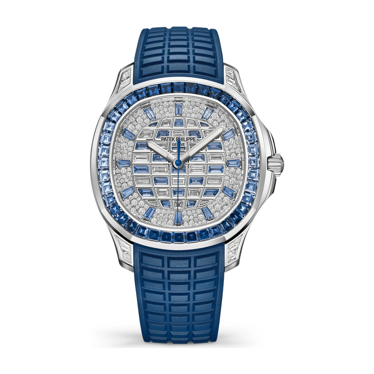 Patek Philippe Aquanaut Luce Diamond Pave White Gold Rubber 38.8mm