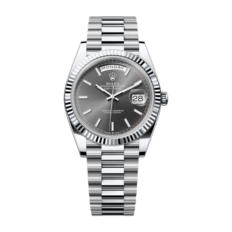 Rolex Day-Date 40 Dark Grey Platinum 40mm