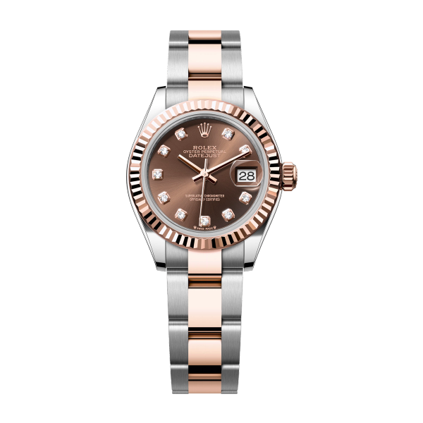 Rolex Lady-Datejust Chocolate Two-Tone 28mm