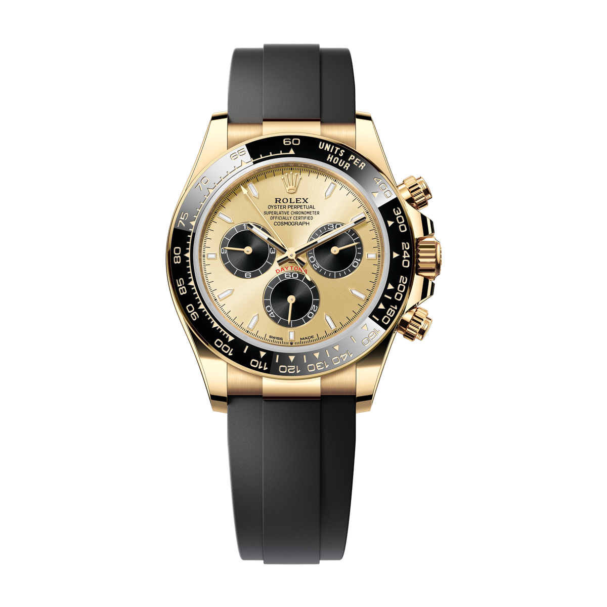 Rolex Cosmograph Daytona Gold Yellow Gold Rubber 40mm