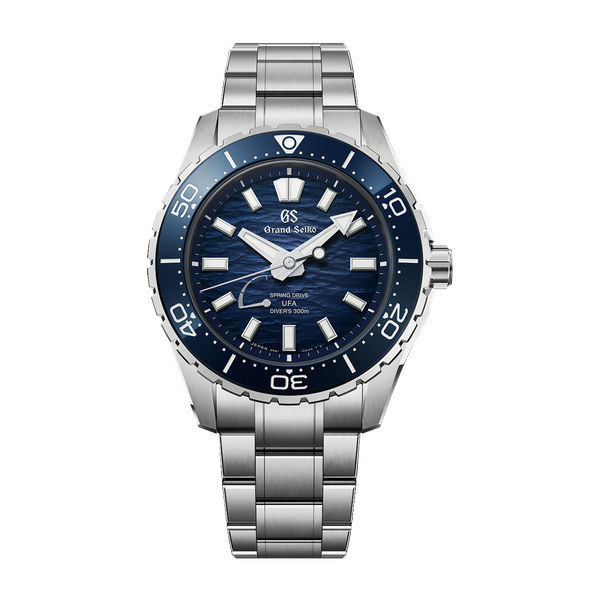 Grand Seiko "Ushio" Evolution 9 Spring Drive U.F.A. Blue Titanium 40.8mm