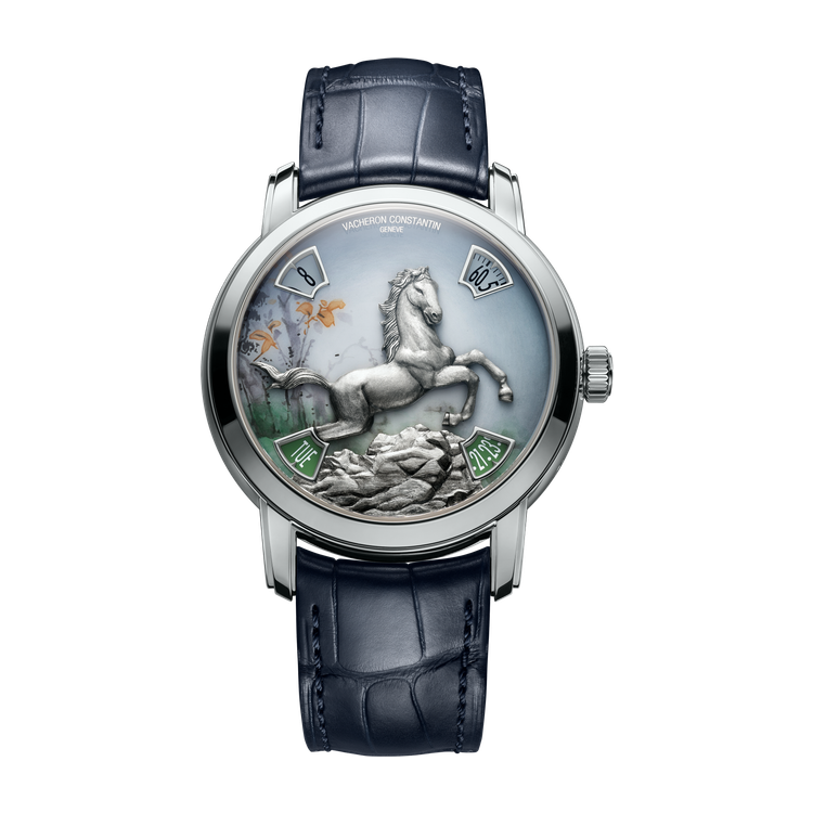 Vacheron Constantin Métiers d'Art The Legend of the Chinese Zodiac Gold Platinum Alligator Leather 40mm