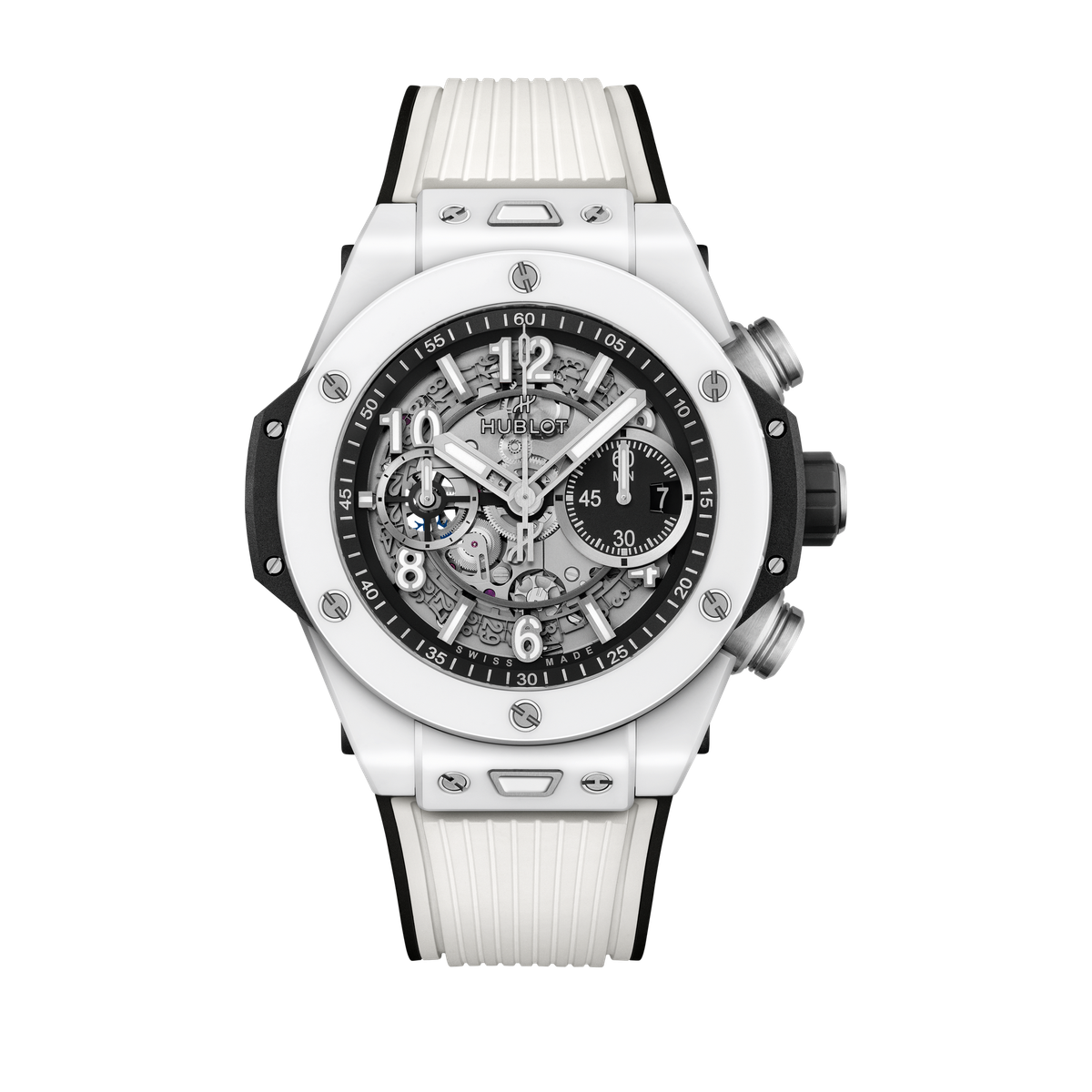 Hublot Big Bang Unico White Ceramic Rubber 44mm