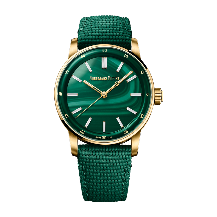 Audemars Piguet Code 11.59 Selfwinding Green Yellow Gold Rubber 41mm