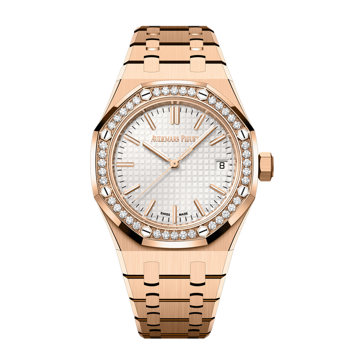 Audemars Piguet Royal Oak Selfwinding Silver Rose Gold 37mm