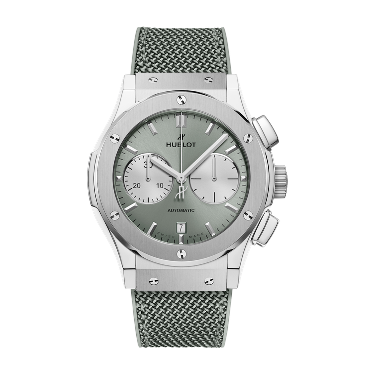 Hublot Classic Fusion Green Titanium Rubber 45mm