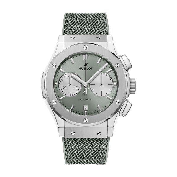Hublot Classic Fusion Green Titanium Rubber 45mm